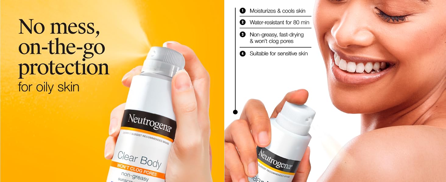 No mess, on-the-go protection, oily skin sunscreen, body sunscreen