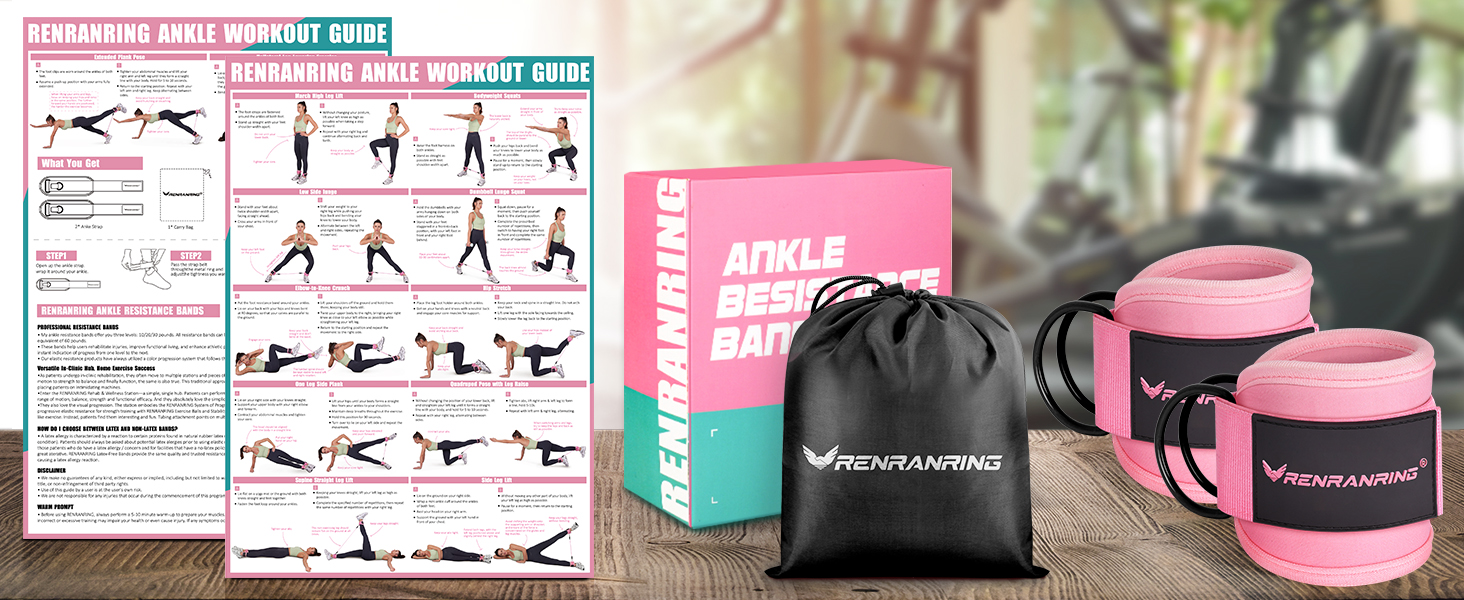 Ankle Resistance Bands Instruction Manual