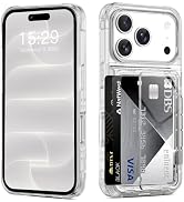 ACANDYA for iPhone 18 Pro Case Wallet Clear with Credit Card Holder | Cover for iPhone 18 Pro 6.3...