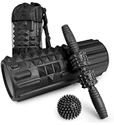 Zmarthumb 4 in 1 Foam Roller Set, Trigger Point Back Roller, Muscle Roller Stick, Massage Ball, C...