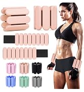 YOVKOK Adjustable Ankle Weights for Women Men,Wrist Weights set for Walking Running,1 Pair (1Lbs ...
