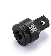 MIXPOWER 1/2-Inch Drive (F) to 3/4-Inch (M) Impact Socket Adapter and Reducer for Ratchet Wrenche...