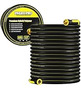 PHLEX PRO Garden Hose 100FT Heavy-Duty Premium 5/8'' Rubber 3-Layer Water Hose - Innovation Flexi...