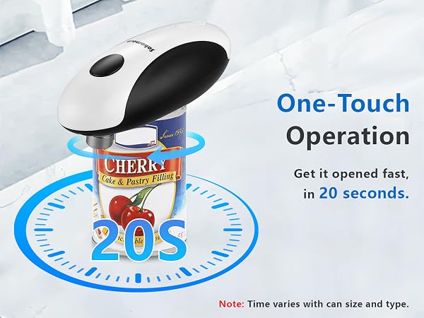 electric can opener smooth edge