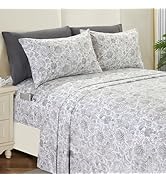 Elegant Comfort Softest and Coziest 6-Piece Sheet Set - 1500 Premium Hotel Quality Microfiber - D...