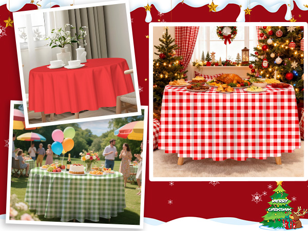 round tablecloth disposable checkered table cloths gingham round disposable party plastic tablecloth