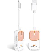 EZCast Pocket Plus – Wireless Display Receiver & Transmitter | USB-C Compatible | Miracast & AirP...