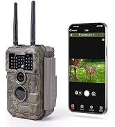 GardePro E6 2.0 WiFi Trail Camera (Non-Cellular), Dual Antennas, Stable Connection, 4K Video, On-...