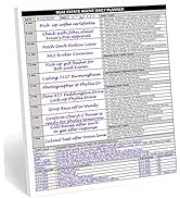 real estate agent daily planner notepad todo list notepad to do notepad planner log checkbox routine