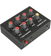 7 Band Car Audio Equalizer, Dual Channel Sound Equalizer with 3.5mm Interface, 12dB High Bass Adj...
