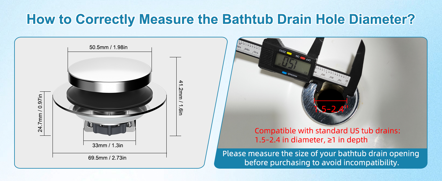 bathtub drain stopper