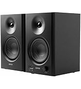 Edifier MR4 Powered Studio Monitor Speakers, 4" Active Near-Field Monitor Speaker - Black (Pair)