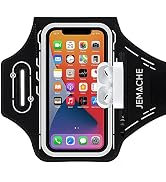 iPhone 14 Pro Max, 13 Pro Max, 14 Plus Armband, JEMACHE Gym Workouts Running Phone Arm Band for i...