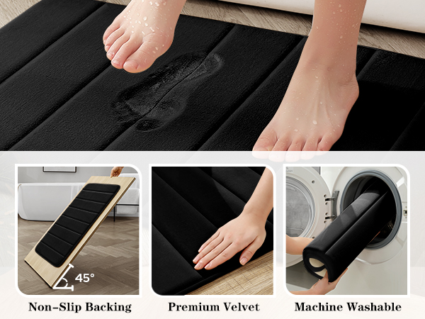Bathroom rug set