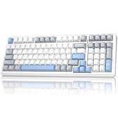 AULA F99 Wireless Mechanical Keyboard-Silent Version,Triple-Mode(BT5.0/2.4GHz/USB-C),Gasket Mount...