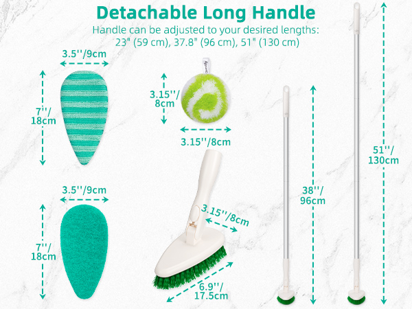 detachable long handle
