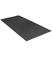 Cap Exercise Equipment Mat for Treadmill, Fitness Equipment Mat, Home Gym Floor Protection, Black...