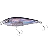 Alwonder Inshore Twitchbait Slow Sinking Lure, 4.5" Darting Performance Twitch Bait Fishing Lure ...