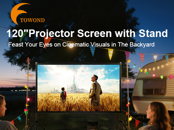 projector screen with stand