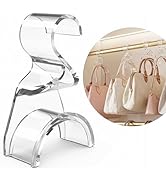 Supforce 3PACK Bag Hanger for Closet, Purse Hangers & Handbag Hanger with Protective Curved Desig...