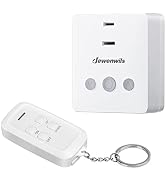 DEWENWILS Plug-in Lamp Dimmer Switch, Wireless Remote Dimmer Plug for Floor Lamps, Table Lamps, S...