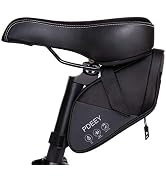 Bike Saddle Bag, Bicycle Under Seat Pouch, Cycling Wedge Pack for Mountain Road, Cycling Accessor...