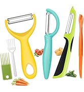 Senbowe Upgrade Potato Peeler for Kitchen, 6PCS Stainless Steel Vegetable Peeler, I and Y Veggie ...