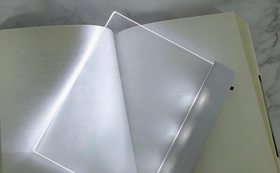 Edge-Lit Technology: Illuminates the entire page evenly without hot spots