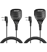 TIDRADIO Radio Speaker Mic Weatherproof IP54 Heavy Dut Baofeng Microphone Accessories for 5RM K5P...