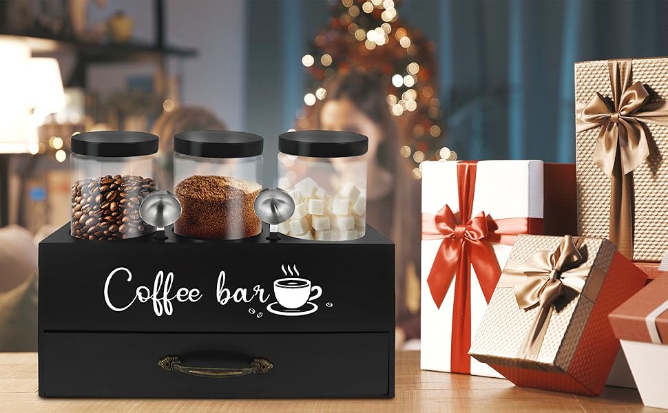 sugar container for coffee bar