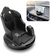 Pniwuno Car Phone Holder, Car Dashboard Phone Mount with Silicone Pad Mat, Slip Free Desk Phone S...