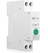 WiFi Smart Switch Breaker, 1-63A Adjustable WiFi Circuit Breaker, Smart Life/Tuya APP Remote Cont...