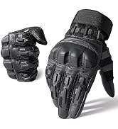WTACTFUL Rubber Guard Tactical Gloves for Men Touchscreen Airsoft Motorcycle Hunting Outdoor