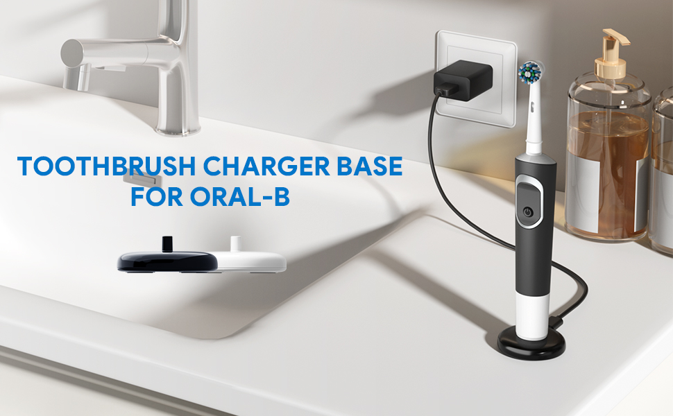 Induction Type C Charger Compatible with Oral-B Braun Electric Toothbrushes