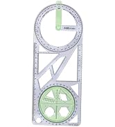 Geometric Ruler Drawing Template Form Work Draft Ruler Drawing Rulers for Office Measuring Stenci...