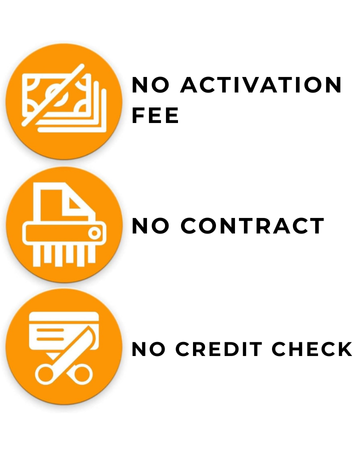 No activation fee