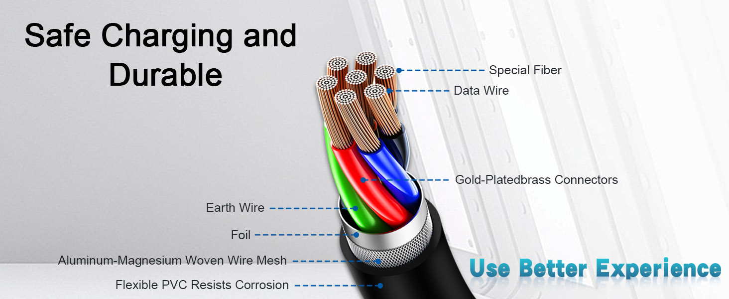 5 in 1 USB Charger Cable