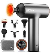 arboleaf Thermal Massage Gun Deep Tissue with Heat, Handheld Muscle Percussion Massager with Full...