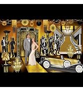 Beistle 49 Piece Great 20's Prom Decorations, 1920's Theme Gatsby Party School Dance Décor