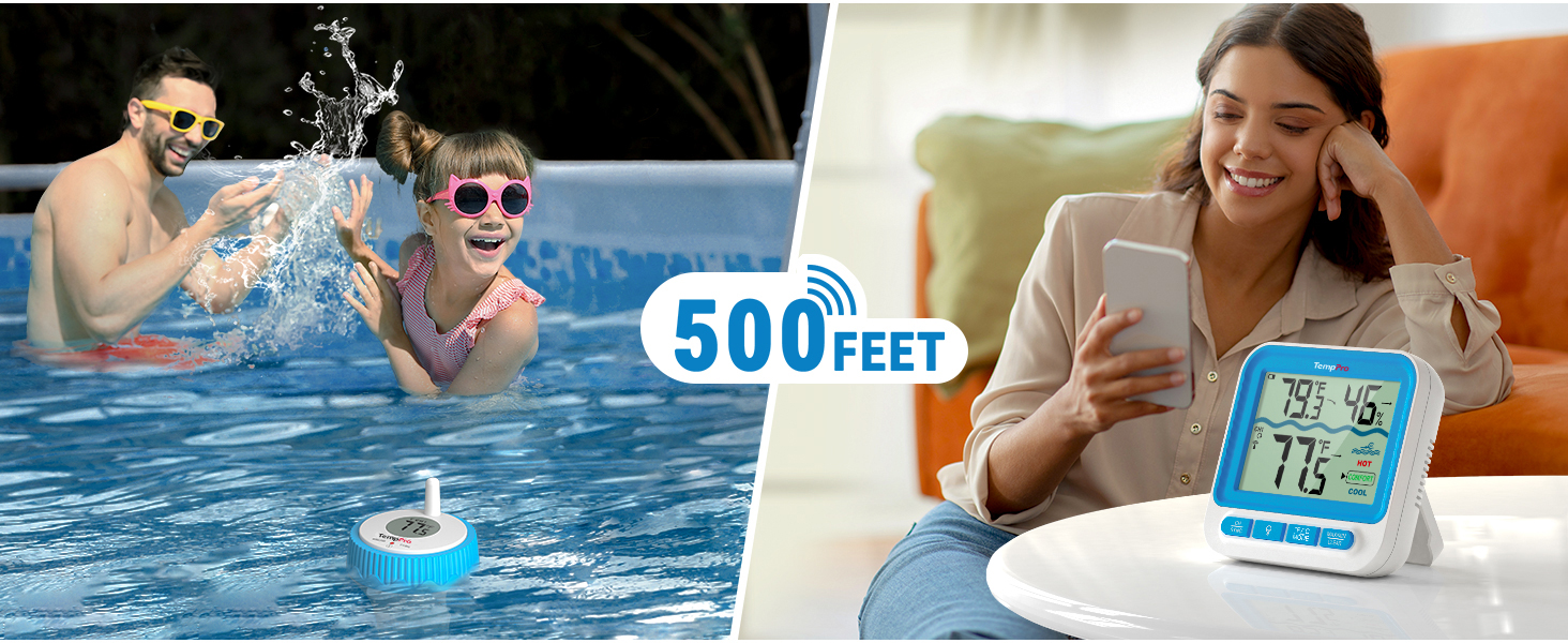 bluetooth pool thermometer wifi pool water temperature sensor smart pool thermometer