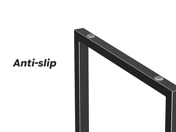 Sturdy Steel Ergonomic Desk Organizer for Monitor, Laptop, Space-Saving Workspace for Home Office