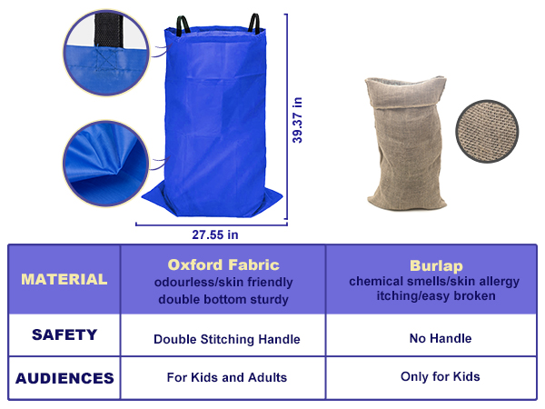 potato sack race bags