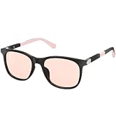 Bloomoak Kids Pink Tinted Migraine Glasses for Fluorescent Light | Light Sensitivity Glasses for ...