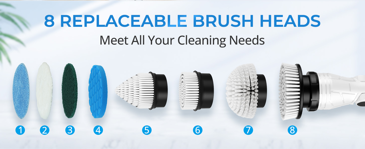 electric scrubber for cleaning