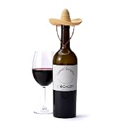 Silicone Wine Stopper/Fun Sombrero shaped cap seals bottle and keeps wine fresh/Cute Wine Accesso...