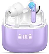 Wireless Earbud Bluetooth 5.3 Headphones, Hi-Fi Stereo Ear Buds with 4 ENC Cancelling Mics, 40H i...