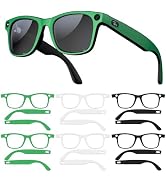 GUUGEI Frame Sticker Compatible for Ray Ban Meta Glasses Cover (6 Pairs M/L) for Wayfarer Matte S...