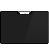 Macroclo Extra Large 11x17 Clipboards, Plastic Drawing Boards with Low Profile Clip Horizontal Cl...