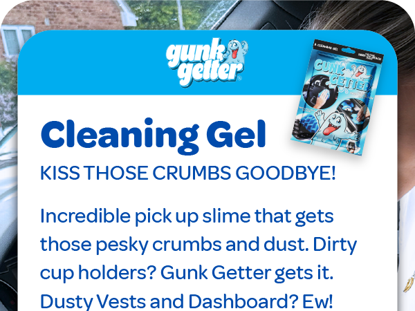 gunk getter cleaning gel car cleaning keyboard intricate objects dust