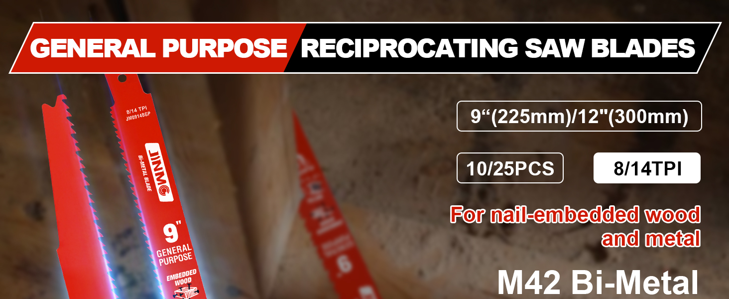 8/14 TPI Reciprocating Saw Blade